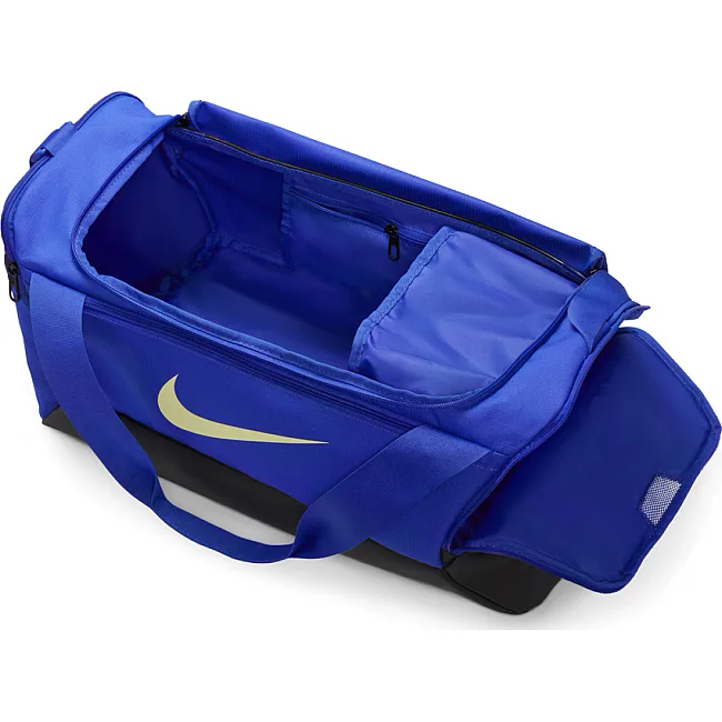 Сумка спортивная Nike NK BRSLA S DUFF - 9.5 черный 41L, синий 51x28х28 см
