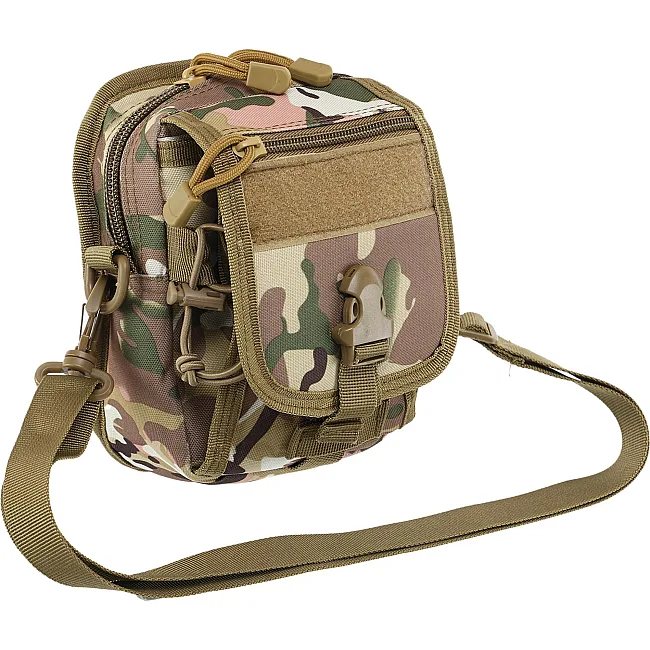 Подсумок тактический MILITARY RANGERS ZK-9113 12х7х18см 1,5л (Камуфляж Multicam)