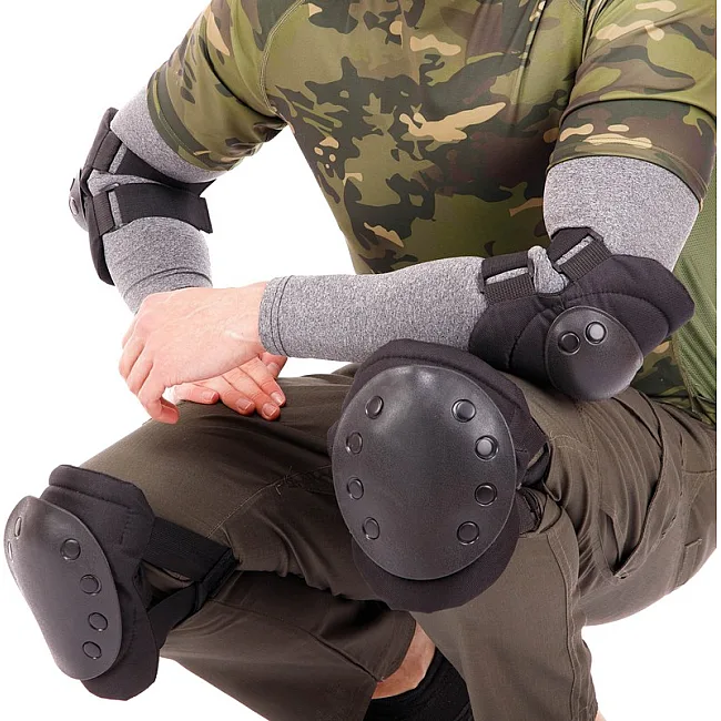 Наколінники та налокітники тактичні SP-SPORT TY-7496 (Хакі)