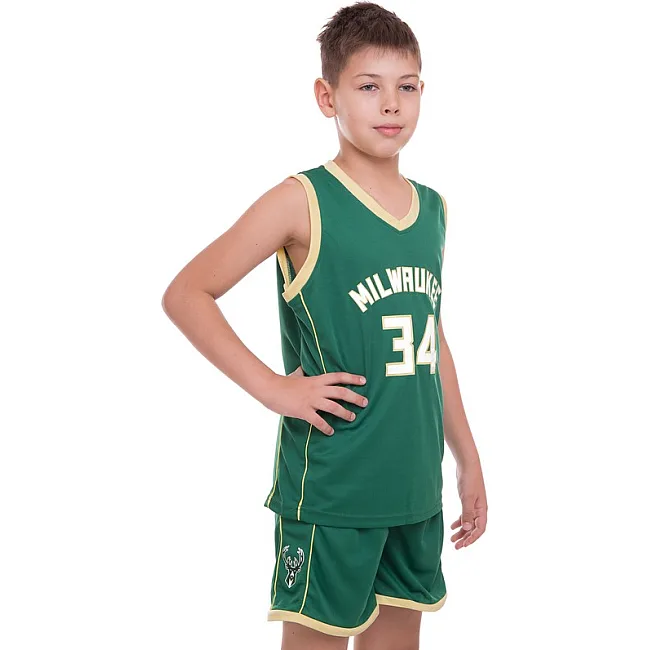 Детская баскетбольная форма
 NBA клуб Milwaukee Bucks 34 BA-0971