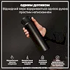 Бутылка для воды металлическая ION8 1200 мл. Stainless Steel, Black
