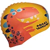 Шапочка для басейну
 силіконова юніорська MADWAVE
 Junior DINO M057916 (Жовтий)