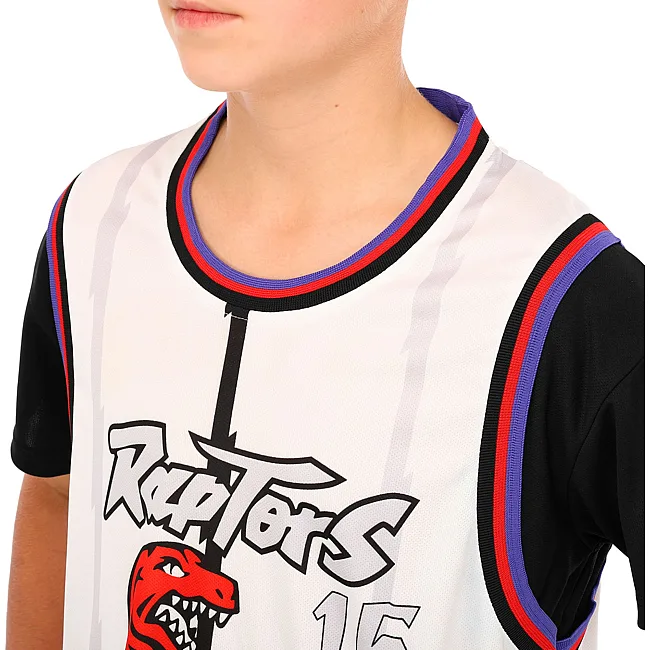 Детская баскетбольная форма
 NBA клуб Raptors 15 BA-6658 (Белый-черный)