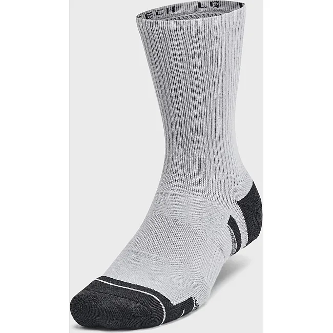 Шкарпетки UNDER ARMOUR Unisex Perf Tech 6pk Crew чорний, сірий, білий