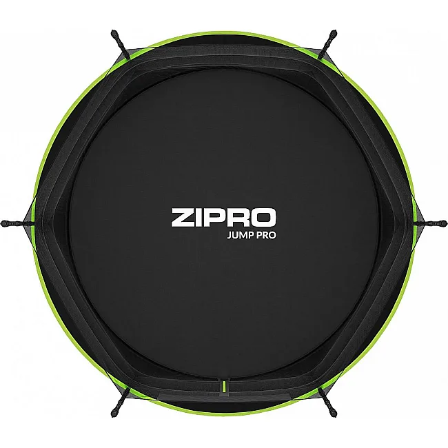 Батут Zipro Jump Pro с внутренней сеткой 10 футов 312 см черно-зеленый