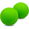 Мяч массажный двойной для МФР и самомассажа Duoball ZELART FI-8234 ø6см (Зеленый)