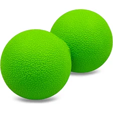 М'яч масажний подвійний для МФР та самомасажу Duoball ZELART FI-8234 ø6см (Зелений)