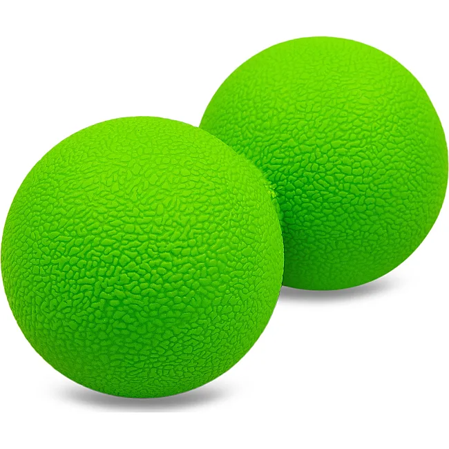 Мяч массажный двойной для МФР и самомассажа Duoball ZELART
 FI-8234 ø6см (Зеленый)