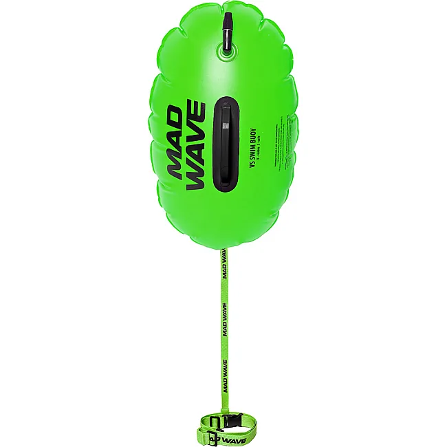 Сигнальный надувной буй MADWAVE M2040020 VSP Swim Buoy (Зеленый)