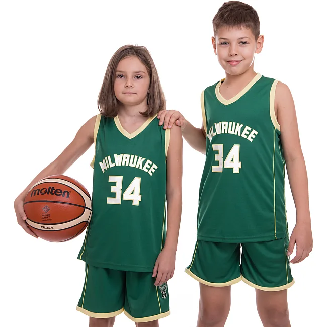 Детская баскетбольная форма
 NBA клуб Milwaukee Bucks 34 BA-0971