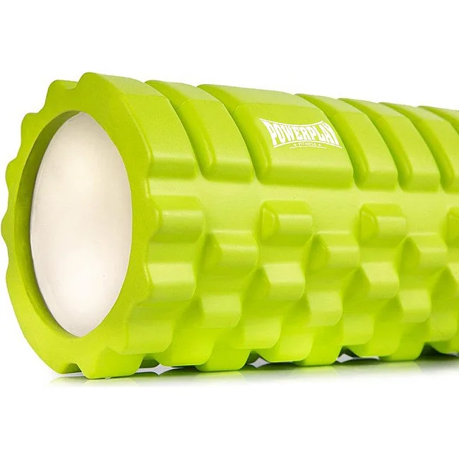 Масажний ролик (роллер) PowerPlay 4025 Massage Roller Зелений (33x14см.)