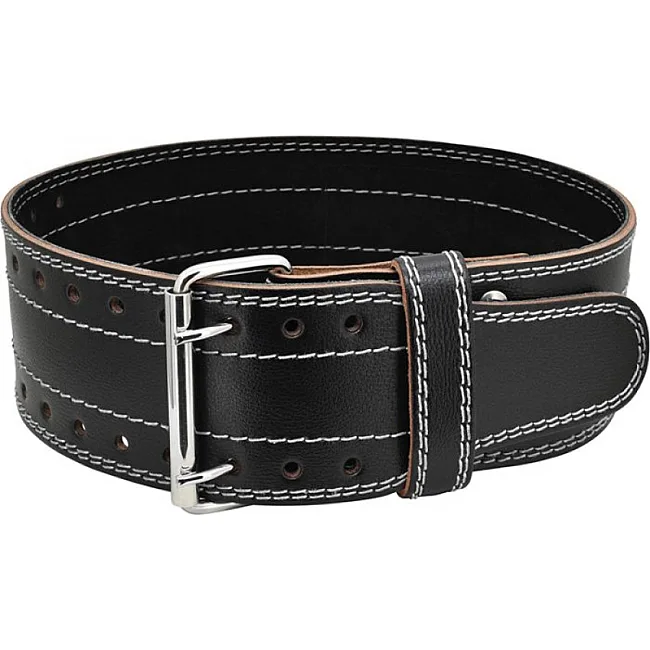 Атлетичний пояс RDX Leather Black/White L
