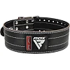 Атлетичний пояс RDX Leather Black/White L