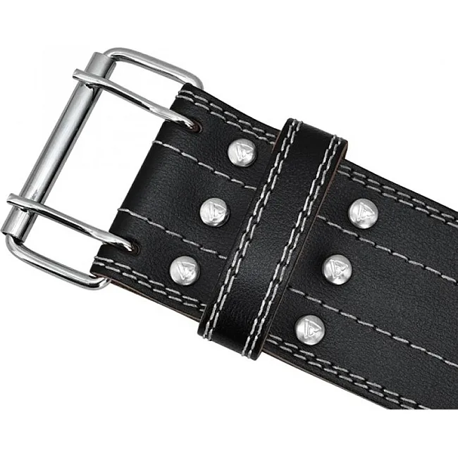 Атлетичний пояс RDX Leather Black/White L