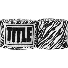 Бинты для бокса TITLE Boxing Print 450см Zebra