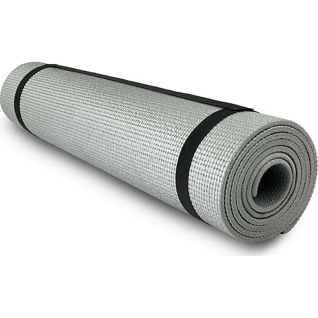 Фитнес коврик STEIN PVC /серый / 183x61x0.6 см