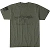 Футболка мужская HOWITZER Never Olive Heather