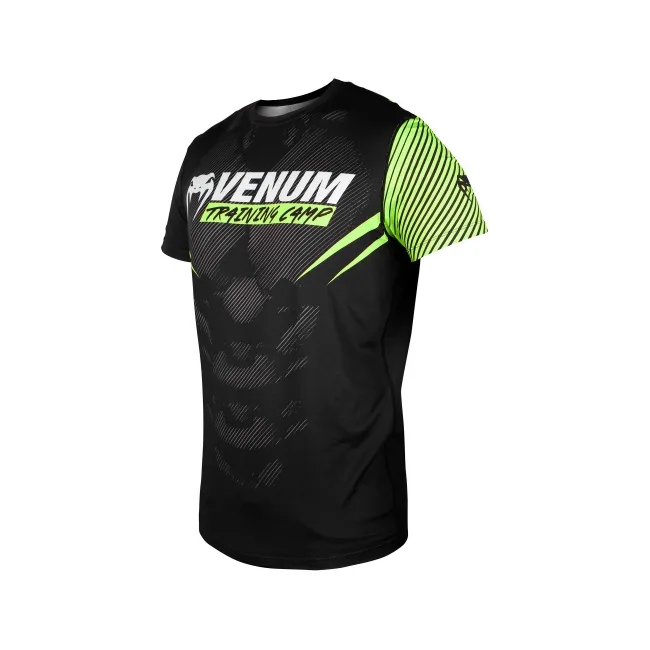 Футболка VENUM Training Camp 2.0 Black Neo Yellow