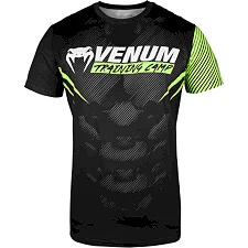 Футболка VENUM Training Camp 2.0 Black Neo Yellow
