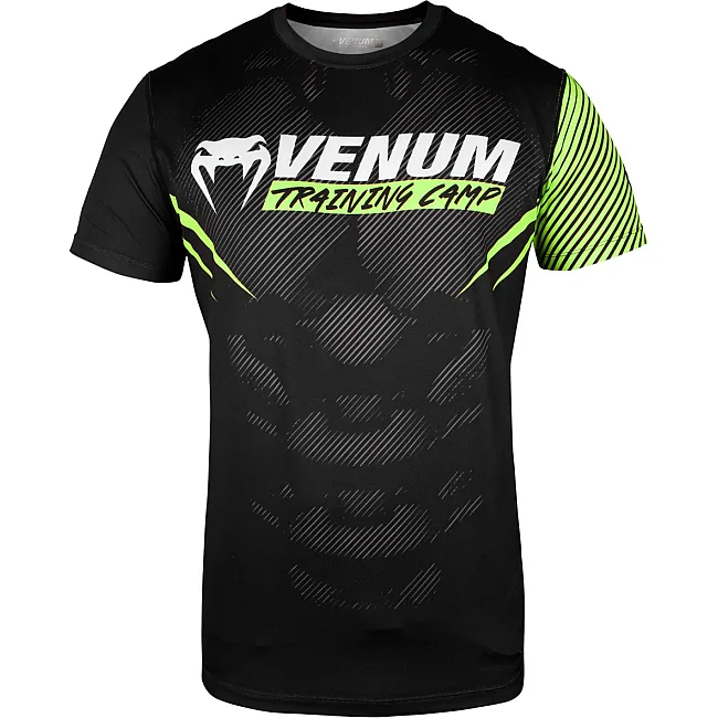 Футболка VENUM Training Camp 2.0 Black Neo Yellow