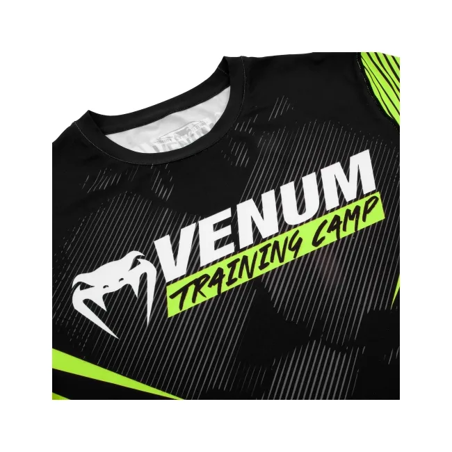 Футболка VENUM Training Camp 2.0 Black Neo Yellow