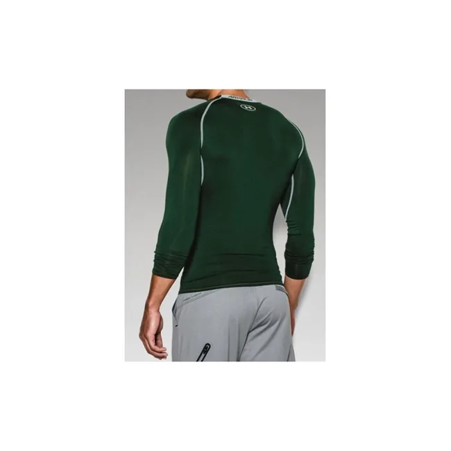 Компресійна футболка Under Armour HeatGear Compression Long Sleeve Stealth Forest Green