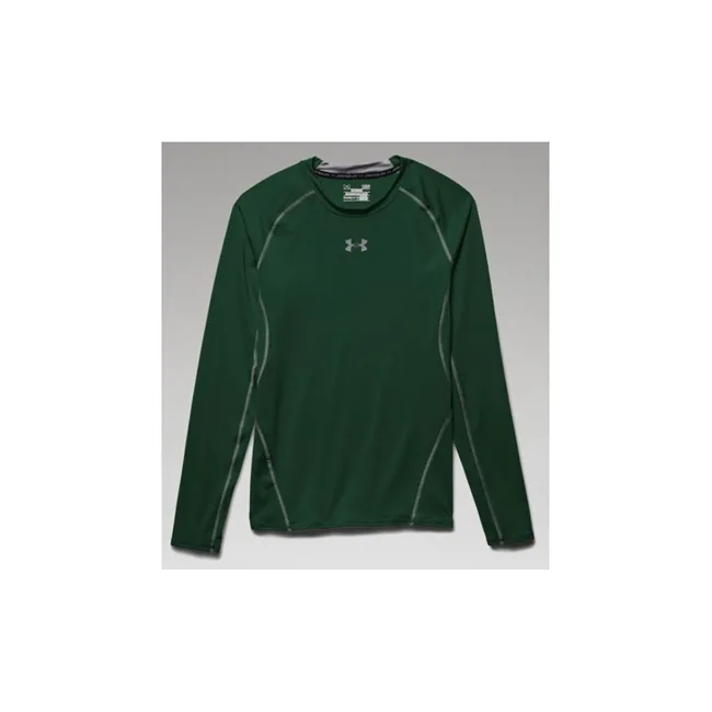 Компресійна футболка Under Armour HeatGear Compression Long Sleeve Stealth Forest Green