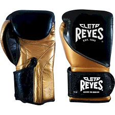 Перчатки для бокса CLETO REYES High Precision Leather Black Gold