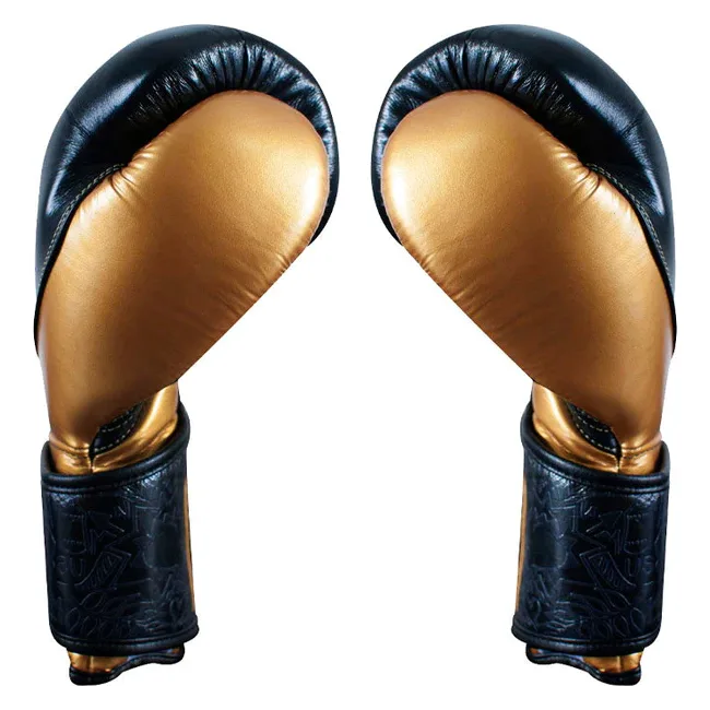 Перчатки для бокса CLETO REYES High Precision Leather Black Gold