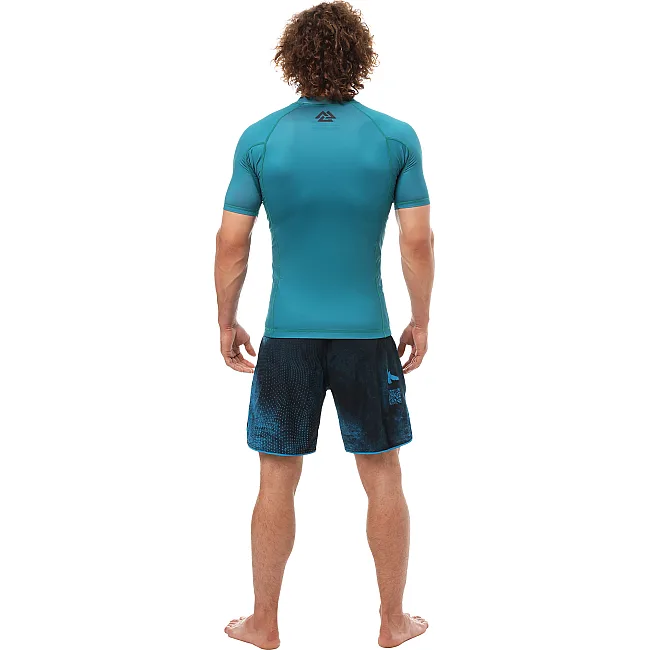 Рашгард PERESVIT Core Short Sleeve Teal Green