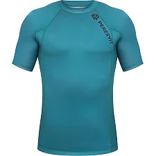 Рашгард PERESVIT Core Short Sleeve Teal Green
