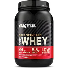 Сывороточный протеин Optimum Nutrition Whey Gold Standart 907g Strawberry