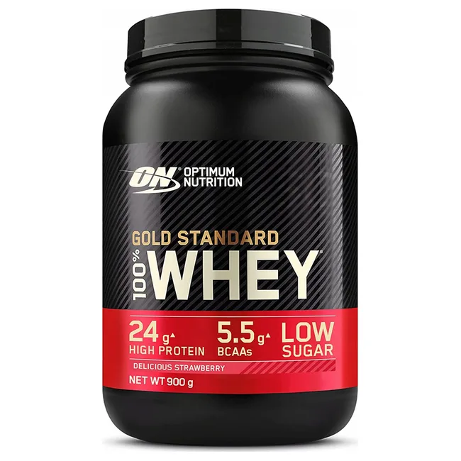 Сывороточный протеин Optimum Nutrition Whey Gold Standart 907g Strawberry