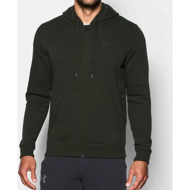 Толстовка Under Armour Rival Fitted Fullzip Artillery Green
