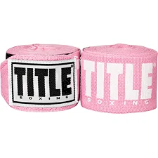 Бинты для бокса TITLE Boxing Power-Flex Elite 180" Pink (4.5м.)