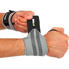 Кистевые бинты STRENGTH WRIST WRAPS MUTE MT-9188-3 2штуки (Серый)