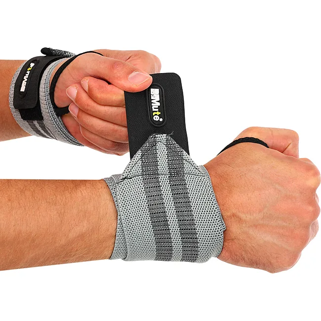 Кистевые бинты STRENGTH WRIST WRAPS MUTE MT-9188-3 2штуки (Серый)