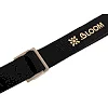 Ремень для йоги с металлической пряжкой BLOOM YOGA STRETCH STRAP LB7088 (Черный)