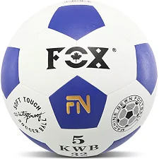 Футбольный мяч FOX FB-7628 №5 PU (Белый-синий)