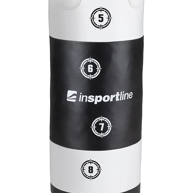 Мешок боксерский inSPORTline Robkin 287845, черно-серебристый