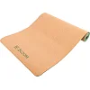 Коврик для йоги Пробковый каучуковый двухслойный Yoga mat BLOOM LB7121 183x61мx0.6cм