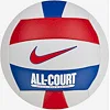 Волейбольний м'яч NIKE ALL COURT VOLLEYBALL DEFLATED WHITE/UNIVERSITY RED/GAME ROYAL size 5