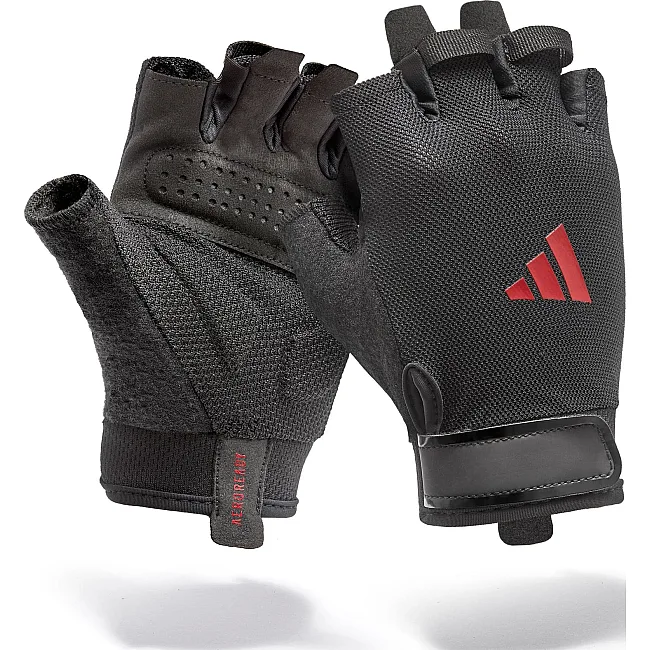 Рукавички для тренінгу ADIDAS Essential Training Gloves чорний, червоний (для чоловіків) L