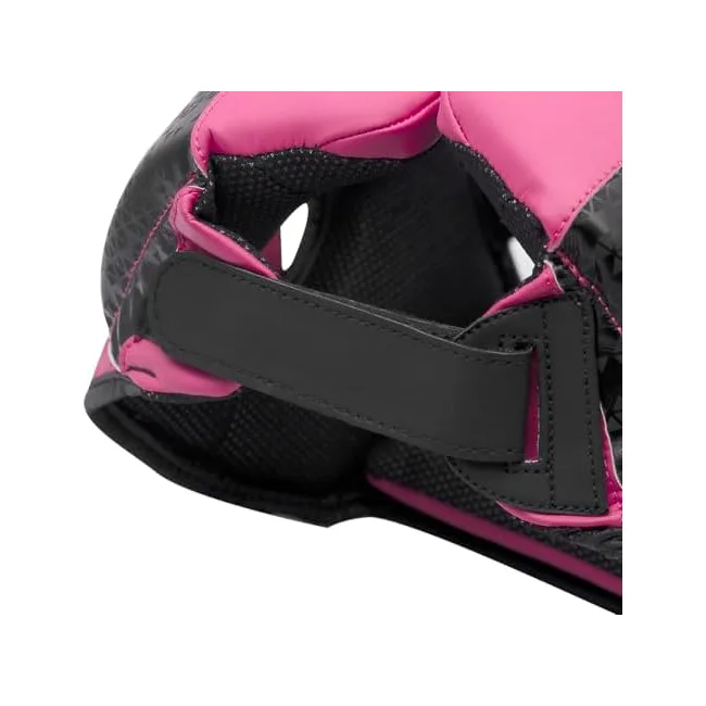 Боксерський шолом Adidas Combat 50 чорний/рожевий | ADIC50HG