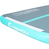 Надувной тренировочный коврик Airtrack inSPORTline Airstunt 400x100x10 см бирюзовый