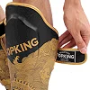 Защитные накладки на ноги Муай Тай, ММА, Кикбоксинг PU TOP KING BO-0286 (Черный-золотой)