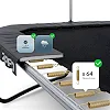 Батут Zipro Jump Pro Quadro с внутренней сеткой 8 х 12 футов 366 x 244 см черный