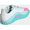 Сороконожки детские ADIDAS F50 MESSI CLUB TF J белый, бирюзовый, розовый (для детей)