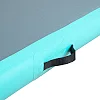 Килимок надувний Airtrack inSPORTline Airstunt 300x100x10 см, сіро-бірюзовий