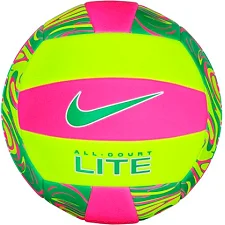 Волейбольний м'яч NIKE ALL COURT LITE VOLLEYBALL DEFLATED PINK/VOLT/GREEN size 5